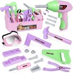 Kids Tool Set with Toy Drill and To