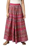 Aurelia Printed Strechable Skirt For Women | Ankle Length Skirt For Women