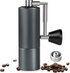TIMEMORE Chestnut C2 Fold Manual Coffee Grinder with Stainless Steel Conical Burr, Adjustable Setting for Espresso/Pour Over/French Press, Capacity 25g Compact Foldable Hand Mill for Camping Travel