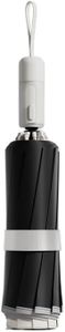 Travel Folding Inverted Umbrella, Compact Reverse With Reflective Stripe,Auto Open/Close, UPF 50+ UV Protection, Large Canopy, 10 Ribs,Rain & Sun,Backpack/Car,Suitable for Men, Women