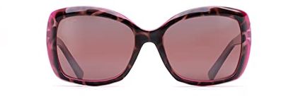 Maui Jim Sunglasses | Orchid R735-12B, Tortoise with Raspberry, with Patented PolarizedPlus2 Lens Technology