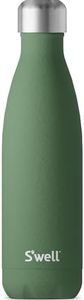 S'well Stainless Steel Water Bottle 17 Fl Ounces Green Jasper Triple-Layered Vacuum-Insulated Containers Keeps Drinks Cold for 36 Hours and Hot for 18 BPA-Free Perfect for On The Go