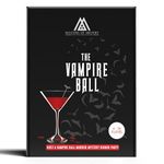 Replay-able Vampire Ball Murder Mystery Dinner Party Game for Up to 20 Adults - Host A Halloween Dinner Party Game Night - Vampire Theme – Dracula Themed Dinner Party Game V2 English 4-20 Players