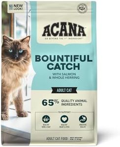 ACANA Bountiful Catch Dry Cat Food for Adult Cats, Salmon and Whole Herring Recipe, Fish Cat Food, 4lb