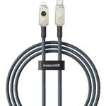 Baseus Unbreakable Series Fast Charging Data Cable Type-C to iP 20W (1m, White)