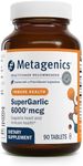 Metagenics SuperGarlic 6000 - Super Concentrated 6000 mcg Allicin - Supports Heart Health & Immune System* - Allicin Garlic Supplement - Non-GMO & Vegetarian - 90 Tablets