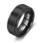 Personalized Promise Rings for Mens