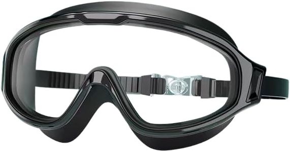 Aegon Premium Swimming Goggles for Men & Women | Stylish 180 Degree Wide View Professional Swimming Glasses | Soft Silicone Gasket | Leak Proof | UV Protection | Anti Fog | Hard Case Included