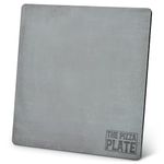 The Pizza Plate Baking Steel 30cm Square, Steel Pizza Stone, 6mm Thick for Bread and Pizza Making Unbreakable, UK Made