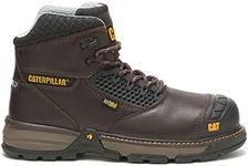 CAT Footwear Men's Excavator Superlite Cool Composite Toe Construction Boot, Dark Brown, 12