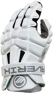 Maverik MX LE Lacrosse Gloves (White - Large)