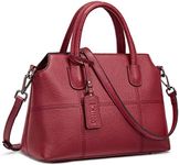 Kattee Genuine Leather Handbags for Women, Soft Hobo Satchel Shoulder Crossbody Bags Ladies Purses