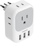 TESSAN Italy Travel Plug Adapter, U