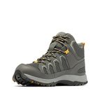 Columbia Men's Granite Trail Mid Waterproof, Dark Grey/Raw Honey, 10