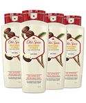 Old Spice Men's Body Wash Moisturize with Shea Butter, 2128 ml Total (Pack of 4)