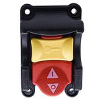 HQRP On-Off Table Saw Toggle Switch Compatible with Ryobi, Craftsman, Etonian, Ridgid, Delta, Kobalt, Dayton, Jet, Mastercraft Power Tools Bandsaw Kedu HY18 089110109712 089170101115 UL Listed