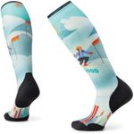 Smartwool Women's Ski Targeted Cushion Merino Wool Over the Calf Snow Bunny Print Socks, Capri, Small