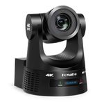 FoMaKo 4K 60fps NDI PTZ Camera, Supports NDI HX3 4K 60fps Output, 20x Optical Zoom, Gen 3 AI Auto-Tracking, 3G-SDI/HDMI/NDI/USB/PoE, Ideal for Church Worship & Live Studio,K600N Black