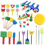 Sponge Painting Brush Set, 30Pcs Ch