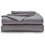 Miracle Made Signature Bed Sheets Set, King Bed Sheets Set Infused with Natural Silver to Prevent 99.9% of Bacterial Growth, 350 Thread Count Cotton Sheets, Ultra Breathable, Antimicrobial Bedding