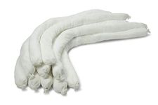 AABACO Oil Only Absorbent Socks – Snake to soak up Any Oil, Diesel, Fuel or Hydrocarbon Based fluids – Repels Water - 3” x 48” – Absorbing up to 10 Gallons – Clean Oil Spills (Pack of 10)