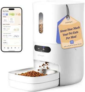 Pawsync Automatic Cat Feeder, Smart Scale Tracks Food Intake