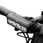SHIVEXIM Super Bright LED Bike Lights 900 Lumens USB Rechargeable 2000 mAh Bicycle Headlight-4 Modes, Waterproof Bike Front Light, MTB Off-Road Cycling Lights for Night Riding