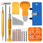 Kingsdun Watch Repair Kit, Watch Battery Replacement & Link Removal & Back Opener, Watch Repair Screwdriver Set, Spring Bar Tool