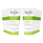 Simple Kind to Skin Moisturising Facial Wash (150ml) - Pack of 6