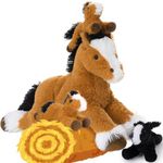 MaoGoLan 4 Pcs Horse Plush Stuffed 