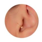 Small Tragus 24 Gauge Gold Filled E