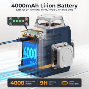 CIGMAN 3D Green Laser Level – Self-Leveling Tool for Construction