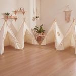 Wilwolfer 4 Pack Teepee Tent for Ki