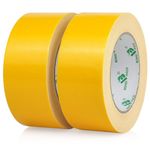 BOMEI PACK Duct Tape Yellow, Heavy Duty Strong Industrial Color Duct Tape 9mil x 1.88inch x 30yds for Packing and Repairing