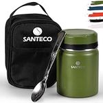 SANTECO 17 oz Insulated Food Jar wi