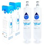 2-Pack Replacement for Whirlpool ED2GHEXNB01 Refrigerator Water Filter - Compatible with Whirlpool 4396508, 4396510 Fridge Water Filter Cartridge