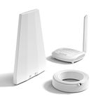Cell Phone Booster for Home -Up to 1,500 sq ft, Cell Phone Signal Booster Kit, All Carriers -Compatible with Bell, Telus, Rogers, Fido & More-5G 4G LTE 3G ISED Approved