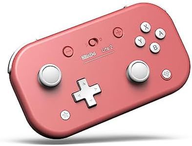 8Bitdo Lite 2 Bluetooth Gamepad for Switch, Switch Lite, Android and Raspberry Pi (Pink)