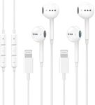 2 Pack Wired Headphones for iPhone 
