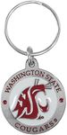 NCAA Siskiyou Sports Fan Shop Washington State Cougars Carved Metal Key Chain One Size Team Color