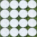 Beads & Crafts: Self Adhesive Dots Sticker Round Circle Coin Fasteners Velcro (Pack of 2 Sheets) (1 cm, White)