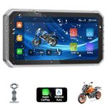 Spedal CL872 Motorcycle CarPlay Screen, Wireless CarPlay & Android Auto 6.25" Portable Car Stereo for Moto IP67 Waterproof, Motorbike GPS Nav BT5.0, Siri, Automatic Light Sensing (Excludes TPMS)