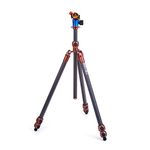 3 Legged Thing Pro Range 2.0 Winston 2.0 Kit Carbon Fibre Tripod System - Adjustable Camera Tripod with 3 Counterfold Detachable Legs for Monopod Conversion (WINSTONKIT2)