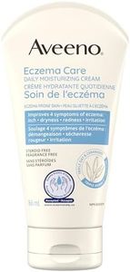Aveeno Eczema Care Daily Moisturizing Cream, Dry Skin Moisturizer, Itchy Skin Relief, Eczema prone Skin, Fragrance Free, 166mL