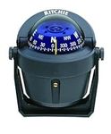 Ritchie Explorer Compas Dial with Adjustable Bracket Mount and 12V Green Night Lighting (Gray, 2 3/4-Inch)