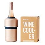 Huski Wine Chiller | Award Winning Iceless Design | Keeps Wine Cold up to 6 Hours | Wine Accessory | Next Generation Ice Bucket | Fits Some Champagne Bottles | Perfect Gift for Wine Lovers (Champagne)