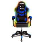 Hy-Pro Officially Licensed FIFAe Gaming Chair with RGB Lights, Lumbar Cushion and Headrest | Adjustable Height, Black, Racing Style, Office, Great Gift Idea