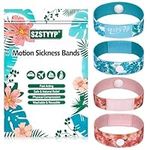 SZSTYYP Travel Sickness Bands Adult Sea Sickness Wristbands Motion Sickness Relief Bands for Adults Nausea Relief Bracelets for Pregnant Women, 2pairs