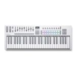 Novation Launchkey 49 White [MK4] – 49 Semi-Weighted Key, USB, MIDI Keyboard Controller with DAW Integration. Chord & Scale Modes, 16 Drum Pads, Arpeggiator, & Includes Music Creation Software Bundle