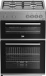 Beko 60cm Gas Cooker - Silver - A+